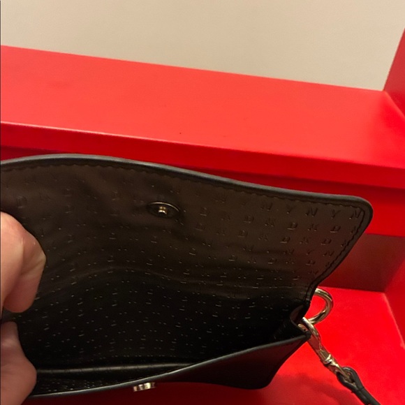 DKNY Black Leather Shoulder Bag - Picture 7 of 7